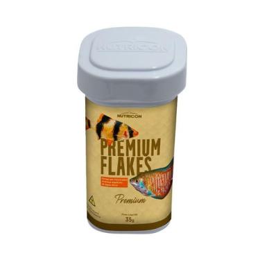 Imagem de Ração Nutricon Premium Flakes para Peixes 35g - Nutricon Pet