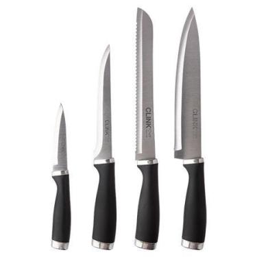 Imagem de Conjunto de Facas Aço Inox 4 Peças Linha Cheff Clink