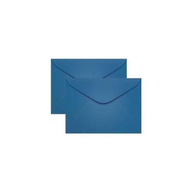 Imagem de Envelope para Convite Azul 72x108mm Scrity 100un