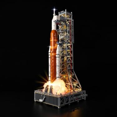 Imagem de Kyglaring LED Light Kit Compatible with Lego 10341 Set, Lighting Accessories for NASA Artemis Space Launch System Set, Lights Only, Classic Version.
