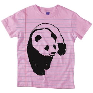 Imagem de Enjoi Notebook Panda Camiseta feminina manga curta, rosa claro, pequena