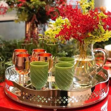 Imagem de Bandeja Redonda Classique Prata - St James