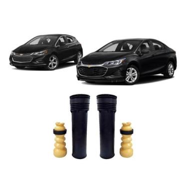 Imagem de Kit Batente Coifa Amortecedor Traseiro Cruze 2017 2018 2019 - QualyKit