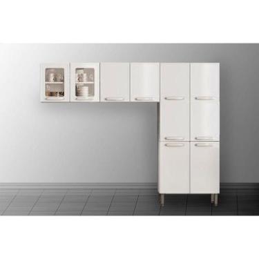Imagem de Kit de Cozinha Modulada 3 Peças Evidence (2 Armários + 1 Paneleiro) CP