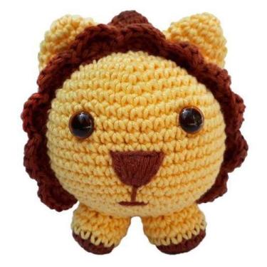 Imagem de Leão Amigurumi Crochê Bicho Bola  - Ciandella Crochê
