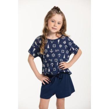 Imagem de Conjunto Pijama Infantil Menina Malha Viscolycra - Metida Moça, 04, Ná