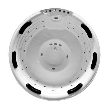 Imagem de Spa Redondo Rubi COMPLETO com hidro - Só Banheiras, 1,95X1,95X0,82, 12