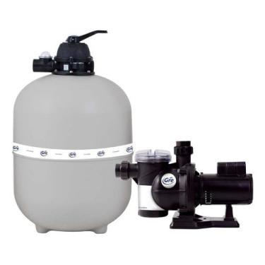 Imagem de Conjunto Filtro GRE 400 + Bomba GRE 1/2 cv Para Piscina Até 42000 Litr