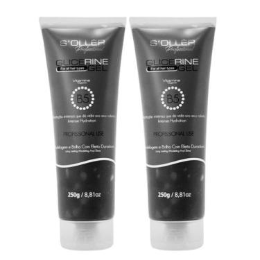 Imagem de Kit 2 Gel Modelador Preto Ultra Fixação Australian 250g - Soller