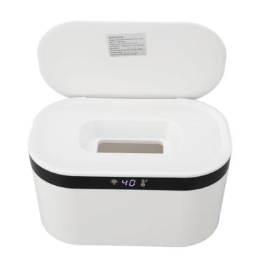 Imagem de Aquecedor de Lenços Umedecidos para Bebês Com Luz Noturna, Dispensador de Lenços Umedecidos de Grande Capacidade, Aquecimento Rápido, 3 Modos Ajustáveis, Controle de Temperatura,