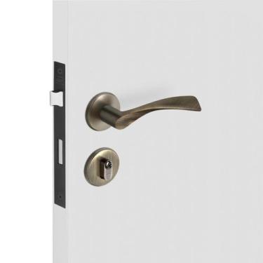 Imagem de Fechadura Qattro Externa 55mm Antique M0971Z R0077 ER1750 Roseta Redon