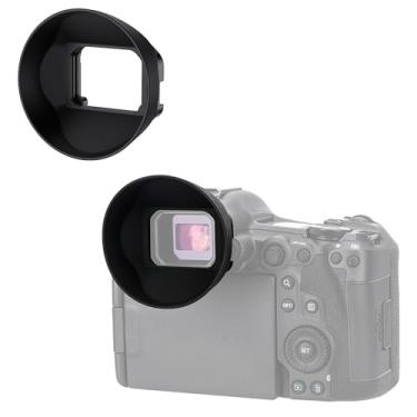 Imagem de JJC Eyecup Eye Cup Eyepiece para câmera sem espelho Canon EOS R5 Mark II (não para R5/R5C), substitui Canon ER-KE Eyecup, capa de visor estendida e maior profundidade, melhor para proteção do visor