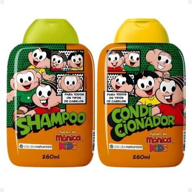 Imagem de Kit Cia da Natureza Turma da Mônica Kids: Shampoo e Condicionador 260m