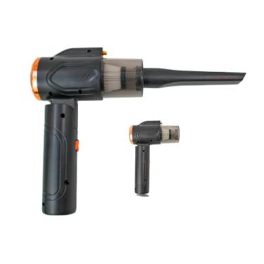 Imagem de Mini Aspirador De Pó Portátil Recarregável Via USB 2 Em 1 Mão Pequeno E Potente Sem Fio Para Carro Automotivo Veicular Casa Cama Sofá 120W