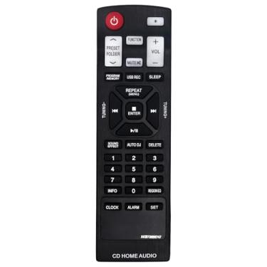Imagem de AKB73655747 Controle remoto de substituição compatível com LG CD Home Audio Stereo System OM5541 OM5542 CM8440 CMS8440F CMS8440W CM8340 CMS8440F Mini Shelf System Speaker