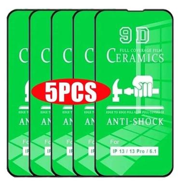 Imagem de OZ MARKETPLACE [Pacote com 5] [3 pacotes + 2 bônus] Protetores de tela de cerâmica flexíveis duráveis e curvados transparentes para Realme 11 Pro / 11 Pro + / 11 Pro Plus, Realme 12 Pro / 12 Pro Plus