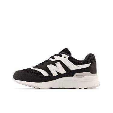 Imagem de New Balance Tênis infantil 997H V1 Bungee, Preto/cabeça de mármore/neblina de verão, 6.5 Wide Toddler