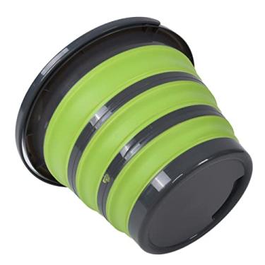 Imagem de Balde Dobrável, Balde de Esfregão Balde de Lavagem de Carro 10L Dobrável Portátil Portátil Com Boca Ranhurada para Lavar, Lavar, Regar, Acampar, Pescar, Hikin