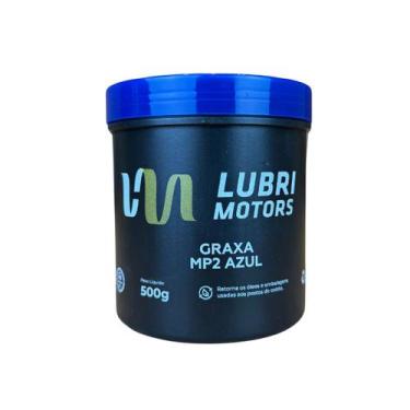 Imagem de Graxa para rolamentos lubrimotors graxa mp2 azul, 1 Unidade-500G