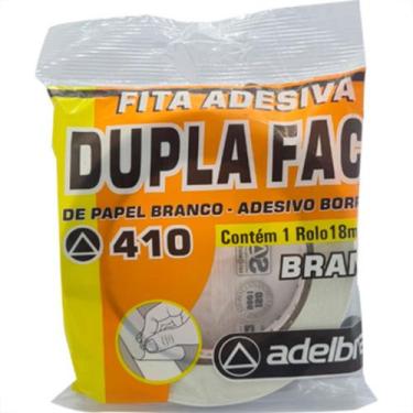 Imagem de Fita Dupla Face Pap.Bco Adelbras 18X30M - Kit C/4 RL