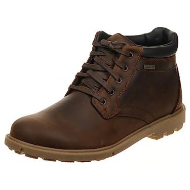 Imagem de Bota masculina impermeável Rugged Bucks da Rockport, Boston Tan, 11.5 Wide