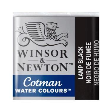Imagem de Tinta Aquarela Pastilhas Winsor & Newton Cotman, LAMP BLACK - 337