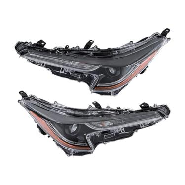 Imagem de labwork Conjunto de farol de substituição para Toyota Corolla L LE 2023-2024 Conjunto de projetor de faróis lado do motorista e do passageiro 8115002Q70 8111002Q70