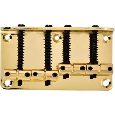 Imagem de Ponte Vintage Dourada Para Contra Baixo De 4 Cordas Precision Jazz Bass