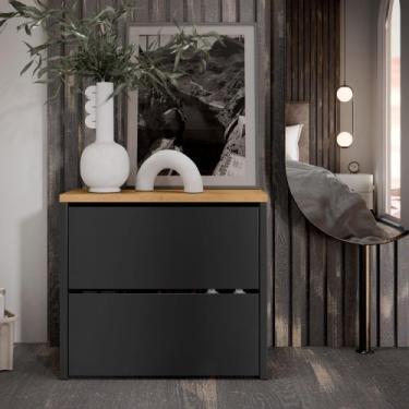 Imagem de Sapateira Mel com 2 portas basculantes para quarto ou hall de entrada 