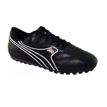 Imagem de Chuteira De Couro Society Costurada Solado Borracha Mathaus D Nitro