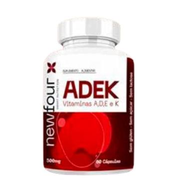 Imagem de Suplemento ADEK - Vitaminas A, D, E e K, 500mg, 60 Cápsulas