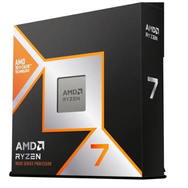 Imagem de Processador AMD Ryzen 7 9800X3D (AM5/ 8 Cores/ 16 Threads/ 5.2 GHz/ 104Mb Cache/Radeon Graphics/Sem cooler)