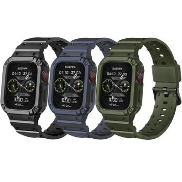Imagem de Alça e Estojo SVISVIPA para Apple Watch 45mm/44mm/42mm