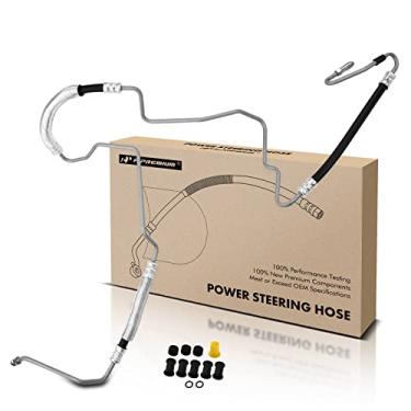 Imagem de A-Premium Conjunto de mangueira de pressão de direção hidráulica compatível com Chrysler Town & Country 2008-2010, Voyager 2008 e Dodge Grand Caravan 2008-2010 e Volkswagen Routan 2009-2010, 3,3L 3,8L