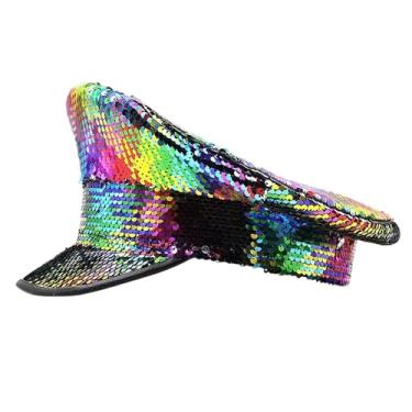 Imagem de YIJU Chapéu de marinheiro para adultos steampunk tampa para desempenho de palco