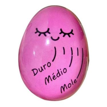 Imagem de Egg Timer Temporizador P/ Cozinhar Ovos No Ponto Certo - Geral, Rosa
