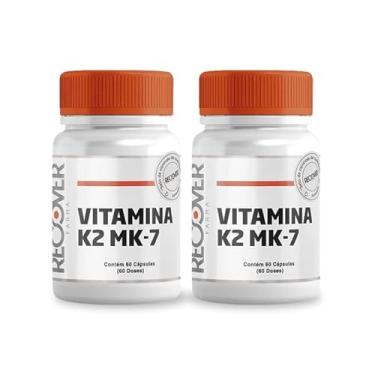 Imagem de Kit com 2 unidades de Vitamina K2 Mk-7 100mcg - 60 Cápsulas (60 Doses) - Recover Farma