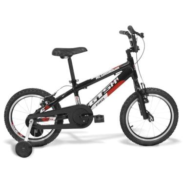 Imagem de Bicicleta Infantil GTS M1 Aro 16 Freio V-Brake Advanced Kids Pro (Preto Brilhante, Único)