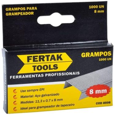 Imagem de Grampo de Tapeceiro 8mm Caixa com 1000 Peças - Fertak Tools