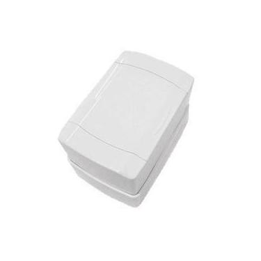 Imagem de Quadro de distribuição 1/2 disjuntores nema/din c/ lente branca - Ilum