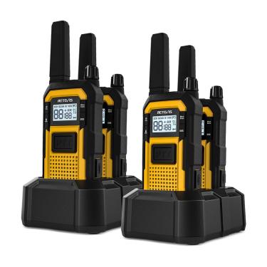 Imagem de Walkie Talkies Retevis RB48 Heavy Duty Waterproof, pacote com 4