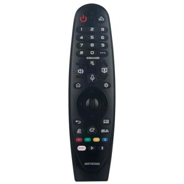 Imagem de AKB75855503 MR20GA IR Controle remoto de substituição adequado para LG Smart TV 49NANO81UNA 49NANO86UNA 49NANO81ANA 49NANO80UNA 49NANO85UNA 55NANO86UNA 55NANO80UNA 55NANO811 UNA