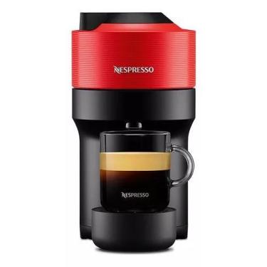 Imagem de Cafeteira Nespresso Vertuo Capsulas Capuccino Vermelho 220v, Vermelho,
