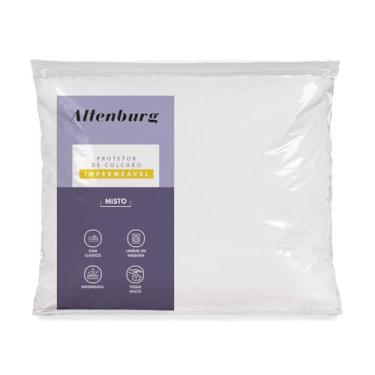 Imagem de Protetor Colchão c/Elást. Imper. Misto - Branco - Queen