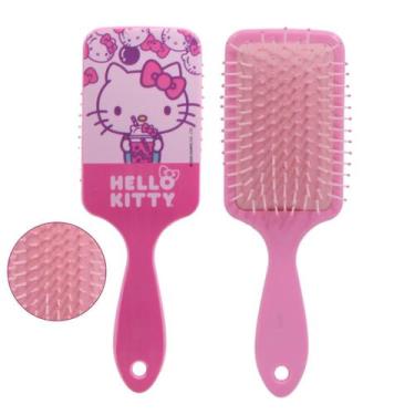 Imagem de Escova De Cabelo  Hello Kitty Raquete Penteado Desembaraçar - Sanrio