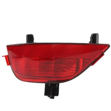 Imagem de Lente de lâmpada de nevoeiro traseiro de neblina grcfumo, capa de luz de nevoeiro lateral de alta resistência com refletor, refletores traseiros refletores de nevoeiro luz (Esquerda 265605279r)