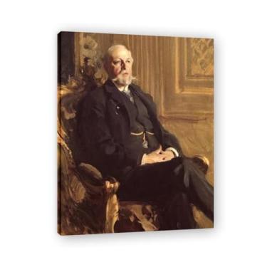 Imagem de LKXGRRSFG Sitting peacfully Anders Zorn impressões em tela - Arte de obra-prima sueca, decoração de parede serenidade de verão e coleção de galeria doméstica 50 x 65 cm