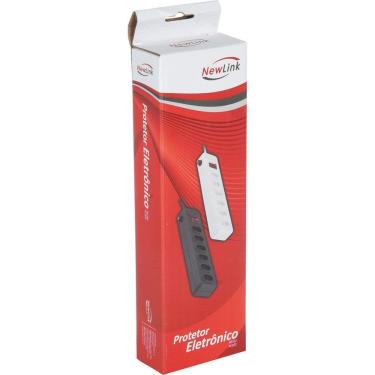 Imagem de Filtro de Linha 6 Tomadas NewLink PE101 Branca
