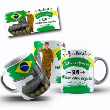 Imagem de Caneca de Porcelana Militar – Presente Perfeito para Heróis de Farda