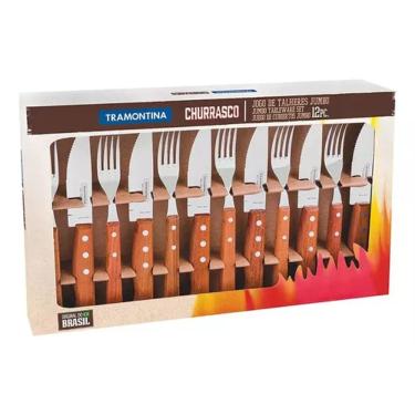 Imagem de Conjunto De Talheres Para Churrasco 12 Peças Tramontina Jumbo